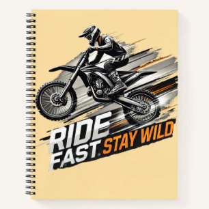 Born to Ride Dirt Bikes, Forced to Go to School Notebook