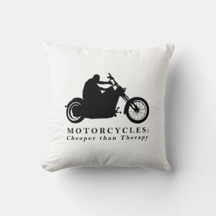 Born to Ride Graphic Print Design Cushion