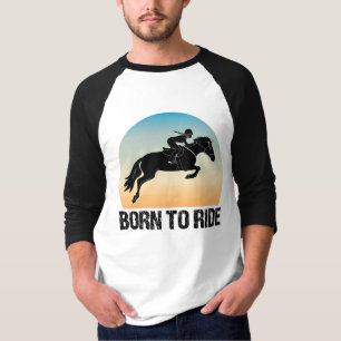 Born to Ride - Horseriding Girl Equestrian T-Shirt