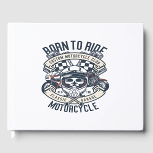 Born To Ride Motorcycle Guest Book