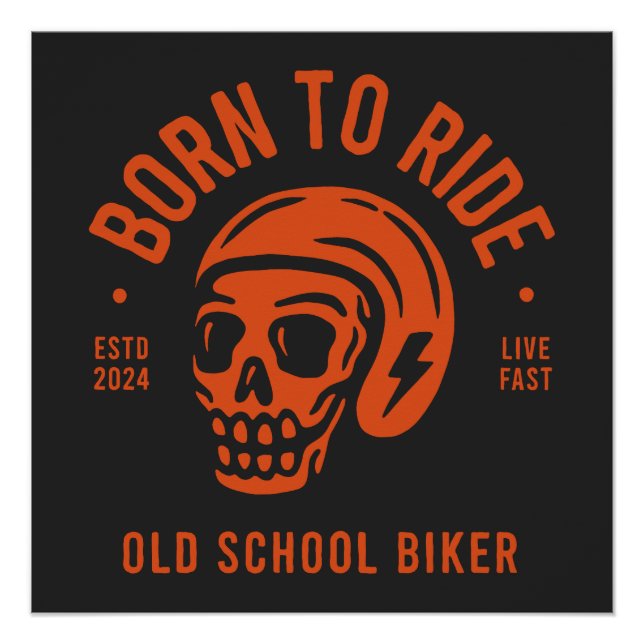 Born to Ride Poster (Front)