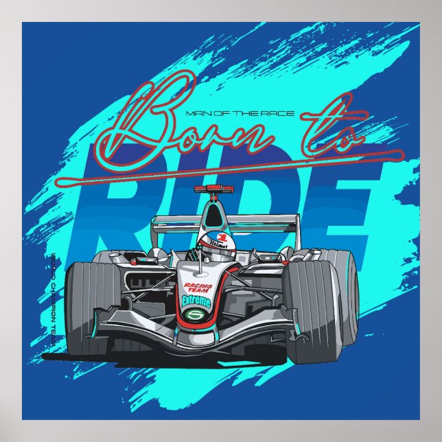 Born to ride poster (Front)