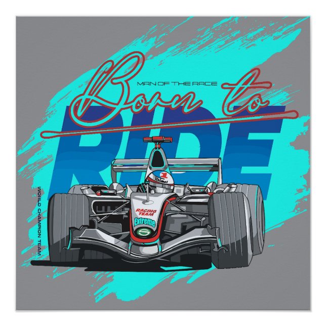 Born to ride poster (Front)