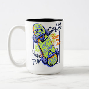 Born to ride Two-Tone coffee mug