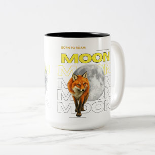 Born to Roam Fox Moon Mug