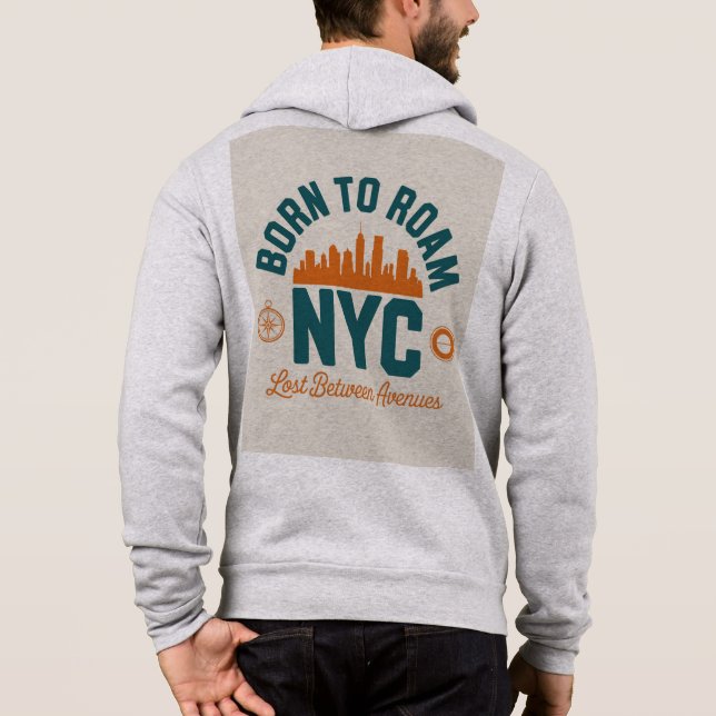 Born to Roam NYC Hoodie (Back)