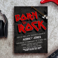 Born to Rock - Baby Shower