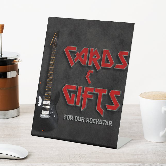 Born to Rock - Cards and Gifts Sign (Creator Uploaded)