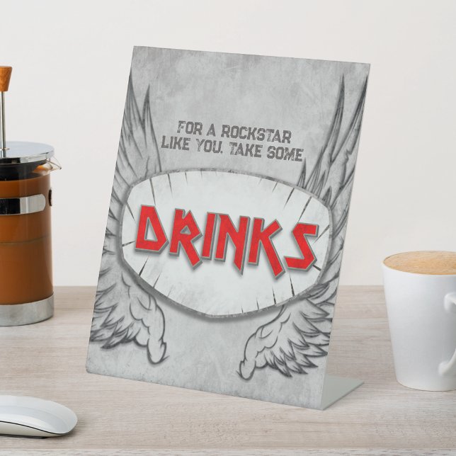 Born to Rock - Drinks Sign (Creator Uploaded)