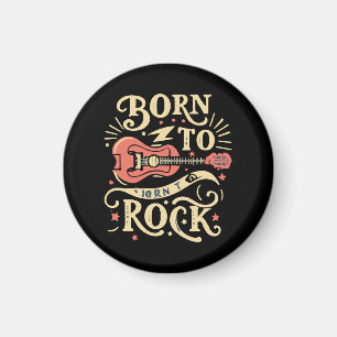 Born to Rock Electric Guitar Magnet