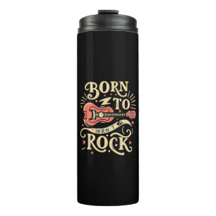 Born to Rock Electric Guitar Thermal Tumbler