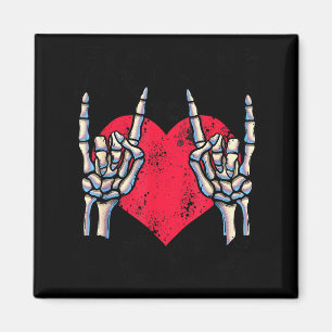 Born To Rock Lets Rock Vintage Retro Rock&amp;roll Magnet