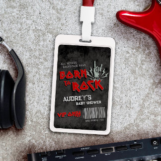 Born to Rock - VIP All Access ID Badge