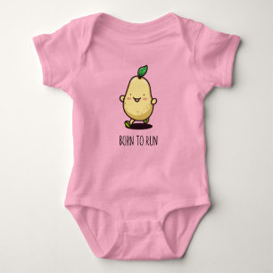 Born to run baby bodysuit