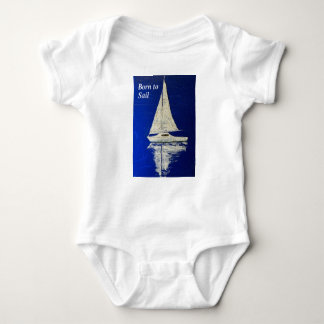 Born to Sail baby gift. Bodysuit