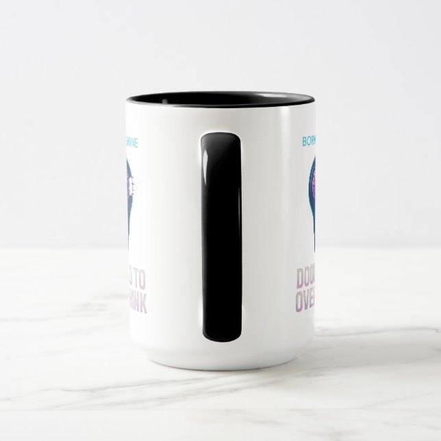 Born to Shine, Doomed to Overthink Mug (Handle)