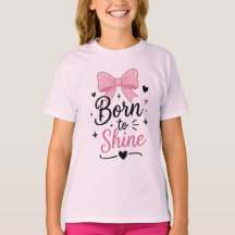 Born to Shine Teen Girls Graphic T-Shirt