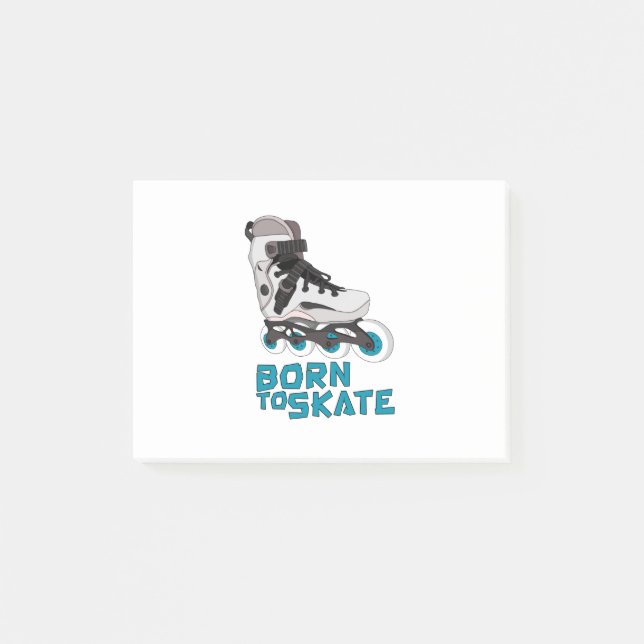 Born to Skate Post-it Notes (Front)