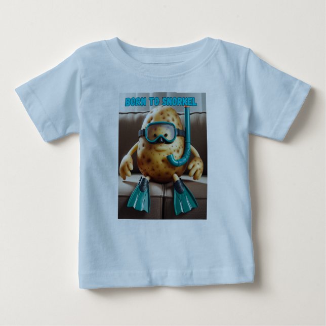 Born to snorkel youth baby T-Shirt (Front)