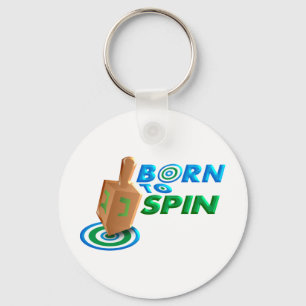 Born To Spin Key Ring