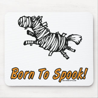 Born To Spook Halloween Horse! Mouse Pad