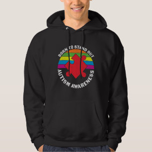 Born To Stand Out Autism Awareness Hoodie