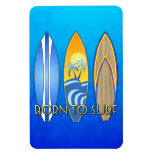 Born To Surf Magnet