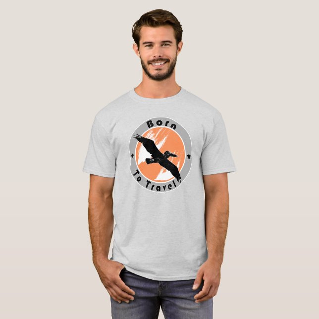 Born to travel  T-Shirt (Front Full)