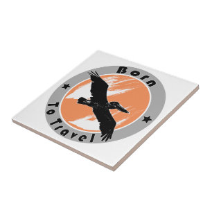 Born to travel tile