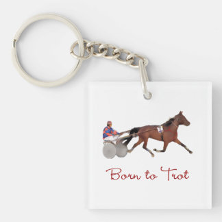 Born to Trot Key Ring