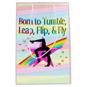 BORN TO TUMBLE GYMNASTICS GIFT BAG