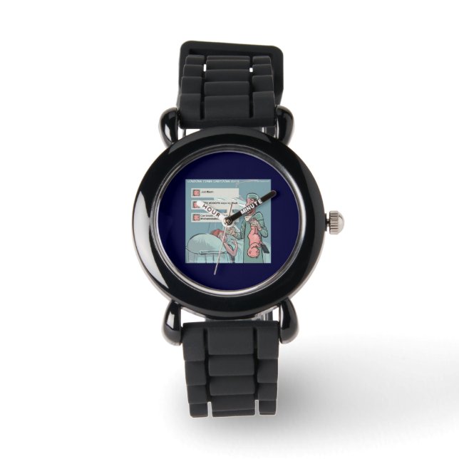 Born To Tweet Funny Womens Watch (Front)