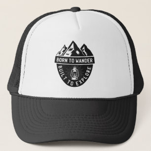 Born to Wander Trucker Hat