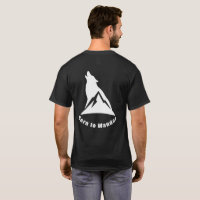 Born to Wander Wolf & Mountain Nature Lover & Hike