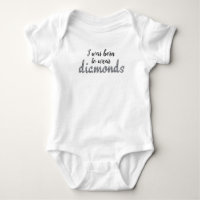 Born to Wear Diamonds faux-bling design