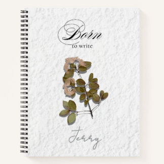 Born to Write | Poetcore Name Design Notebook