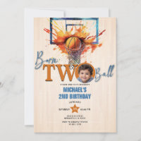 Born Two Ball Boy's Basketball 2nd Birthday Party