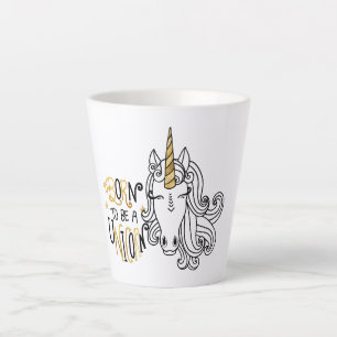 Born Unicorn Christmas Latte Mug