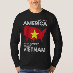 Born Vietnamese Vietnam American USA Citizenship R T-Shirt