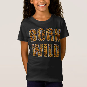 Born wild cheetah   Animal lover gift T-Shirt