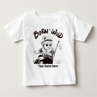 Born Wild custom shirt with child's name