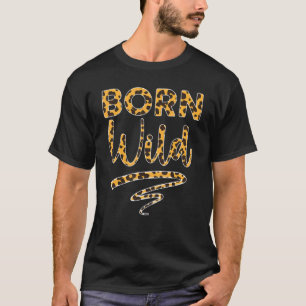 Born Wild Wildlife Animal Zookeeper Cheetah T-Shirt