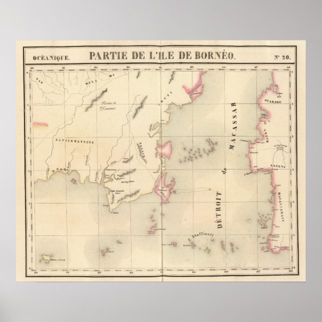 Borneo Oceania no 20 Poster (Front)