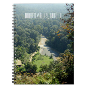 Borneo Rainforest Jungle Aerial View Souvenir Notebook