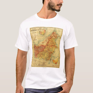 BorneoPanoramic MapBorneo T-Shirt