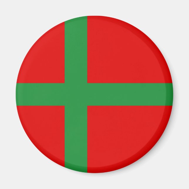 Bornholm Denmark flag region province symbol Magnet (Front)