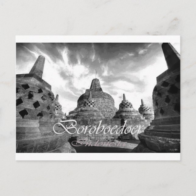 Boroboedoer Tample series of Postcard (Front)