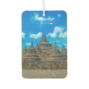 Borobudur, Indonesia - Ancient Buddhist Temple Car Air Freshener