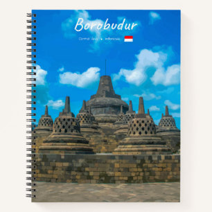 Borobudur, Indonesia - Ancient Buddhist Temple Sp Notebook