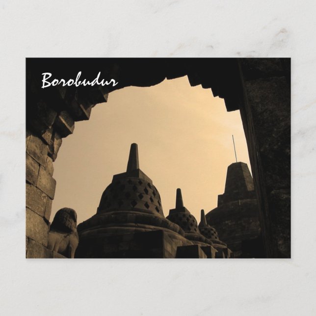 Borobudur Postcard (Front)